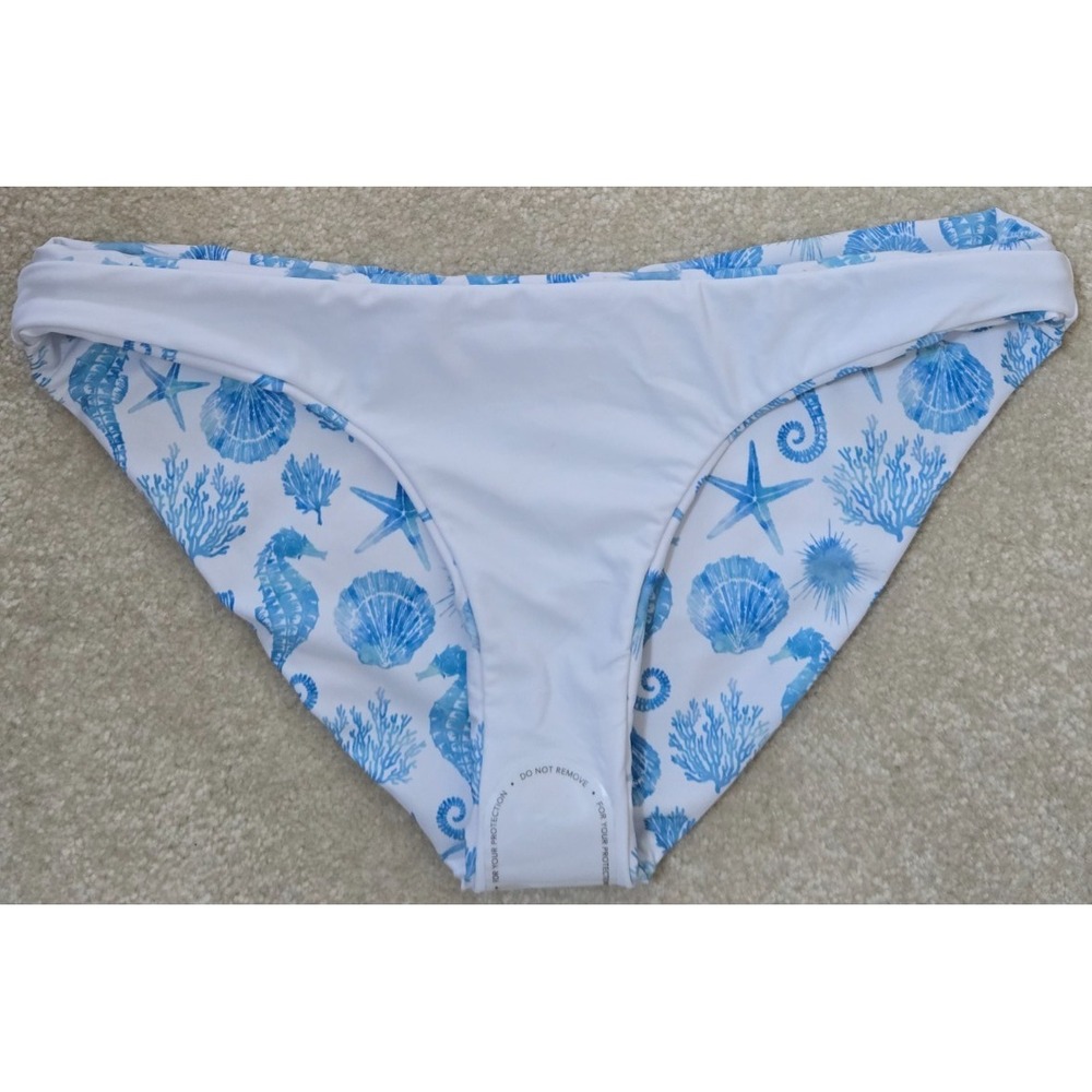 Aqua Swim Bikini Coco Bottom Womens M Blue Sea Life NWT - Picture 5 of 8